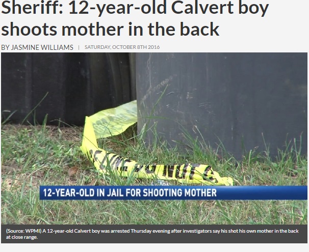 米12歳少年、「学校へ」とうるさい母親に発砲（出典：http://local15tv.com）