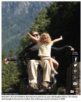 【海外発！Breaking News】下半身麻痺の父と娘の強い絆　「車椅子の父とのアドベンチャー」（米）
