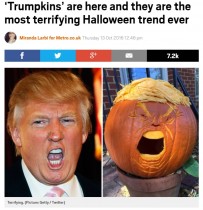 【海外発！Breaking News】ハロウィン近し　今年はパンプキンならぬ「ドナルド・トランプキン」がトレンド