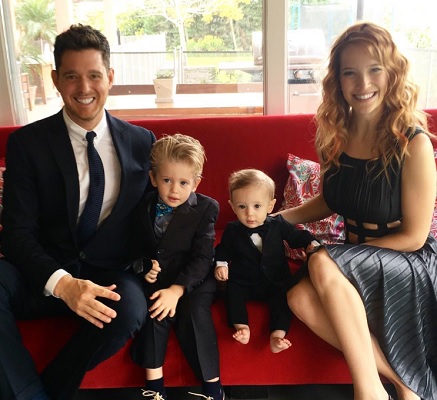 歌手マイケル・ブーブレの息子ががんに…（出典：https://www.instagram.com/michaelbuble）