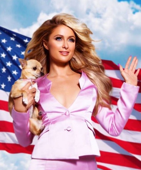 「トランプ氏に票を入れたわ」（出典：https://www.instagram.com/parishilton）