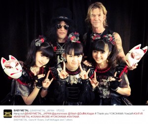 【エンタがビタミン♪】BABYMETALとマンウィズ　ガンズ・アンド・ローゼズと夢のコラボ