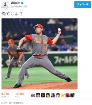 【エンタがビタミン♪】品川祐“WBC”絡みで好感度アップ狙う　中国のピッチャーを「俺でしょ？」