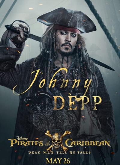 ジョニー・デップも映像に満足？（出典：https://www.facebook.com/PiratesoftheCaribbean）