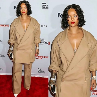 リアーナの体型に異変？（画像は『badgalriri 2017年5月25日付 Instagram』のスクリーンショット）