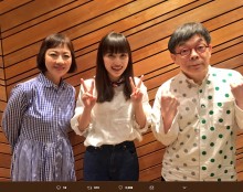 【エンタがビタミン♪】百田夏菜子　“かいけつゾロリ”の作者・原ゆたか夫妻とスリーショット