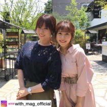 【エンタがビタミン♪】深田恭子＆佐野ひなこが“おしゃれOL”ショット　久々のコラボに「最高のコンビ」