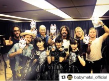 【エンタがビタミン♪】BABYMETALと記念写真　フー・ファイターズのインスタに「日本のメタルはきちんとしてる」