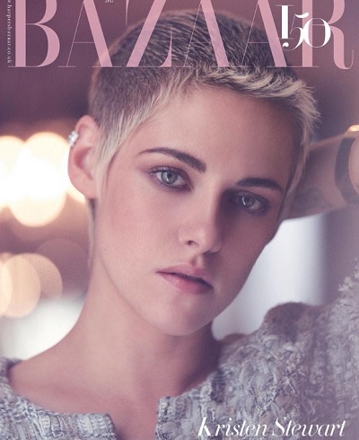 クリステン、これまでの恋は「すべて真剣だった」（画像は『Harper's Bazaar UK　2017年8月1日付Instagram「Introducing our September issue subscribers' cover starring Kristen Stewart（Kristen wears ＠chanelofficial, photographed by ＠tomcraig and styled by ＠leithclark）」』のスクリーンショット）