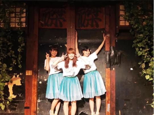 京都・磔磔で初ライブを行ったNegicco（画像は『ぽんちゃさん　2017年10月29日付Instagram「京都磔磔!!　まさか!!　私たちが立てる日がくるなんて」』のスクリーンショット）