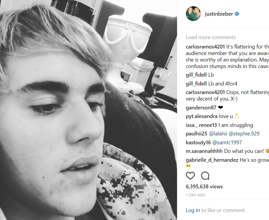 支援活動に向けて決意を語るジャスティン（画像は『Justin Bieber　2017年12月8日付Instagram』のスクリーンショット）