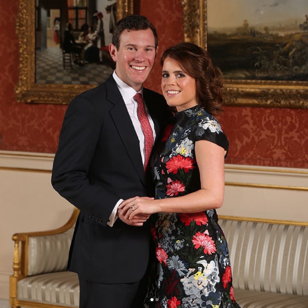 ユージェニー王女の婚約指輪も素敵！（画像は『The Royal Family　2018年1月22日付Instagram「Princess Eugenie and Mr. Jack Brooksbank were photographed earlier today following the announcement of their engagement.」（PA）』のスクリーンショット）