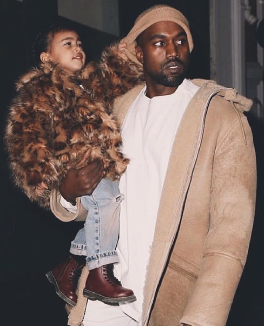 カニエ＆キムの長女はノースちゃん（画像は『Kim Kardashian West　2018年1月22日付Instagram「Dadye is my fave」』のスクリーンショット）