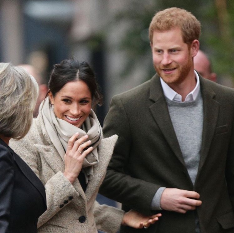 ヘンリー王子の恋物語がTV映画に（画像は『Kensington Palace　2018年1月10日付Instagram「Prince Harry and Ms. Meghan Markle this afternoon visited ＠reprezentradio in POP Brixton to see their work supporting young people through creative training in radio and broadcasting. PA」』のスクリーンショット）