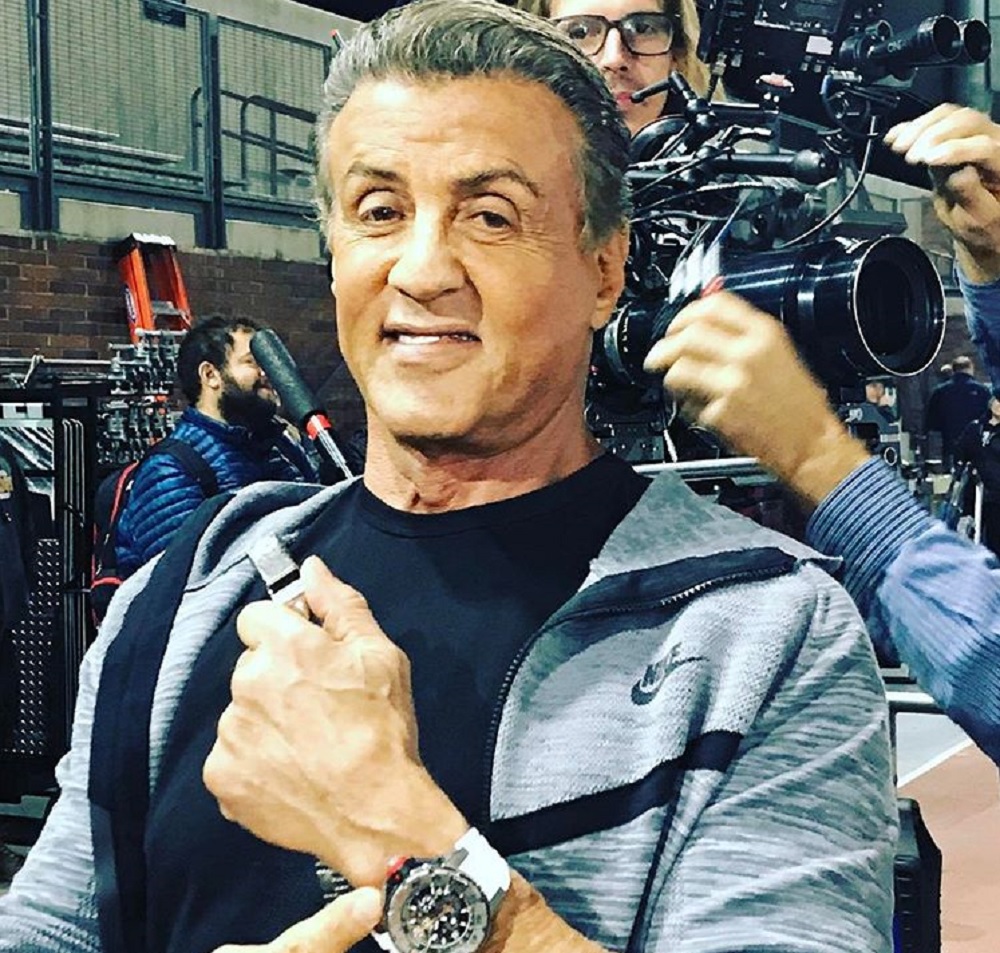 スタローン本人は「やってない！」（画像は『Sly Stallone　2017年12月16日付Instagram「Wearing an amazing watch designed by RICHARD MILLE, A genius！　＃richardmille」』のスクリーンショット）