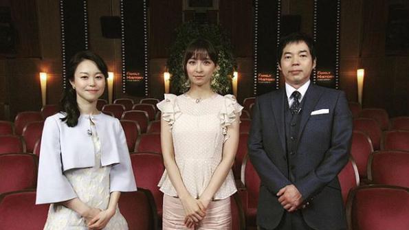 池田伸子アナ、篠田麻里子、今田耕司（画像は『shinodamariko　2018年1月31日付Instagram「今夜 NHK総合22:25～23:15 O.A「ファミリーヒストリー」」』のスクリーンショット）