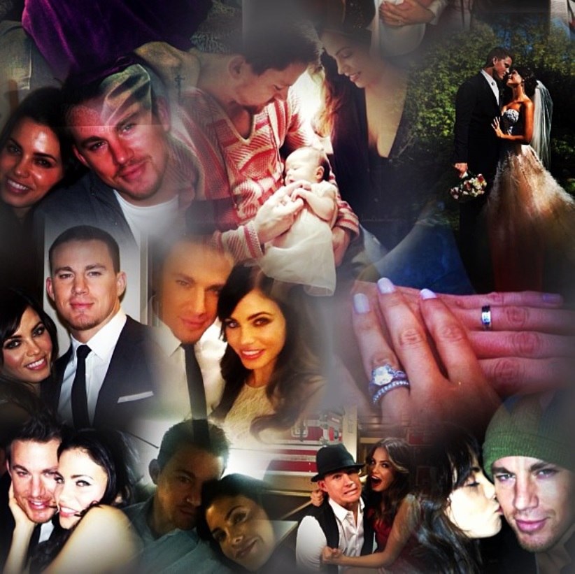 おしどり夫婦が別れを決断（画像は『Channing Tatum　2013年7月12日付Instagram「Four incredible years and counting! “LIKE” to wish ＃ChanningTatum and ＃JennaDewan HAPPY ANNIVERSARY!」』のスクリーンショット）