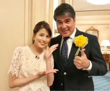 【エンタがビタミン♪】永島優美アナ、父・永島昭浩氏と喜びの2ショット　幼い頃の父との写真も公開