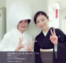 【エンタがビタミン♪】永野芽郁と松雪泰子　『半分、青い。』結婚式オフショットに「美人親子」の声