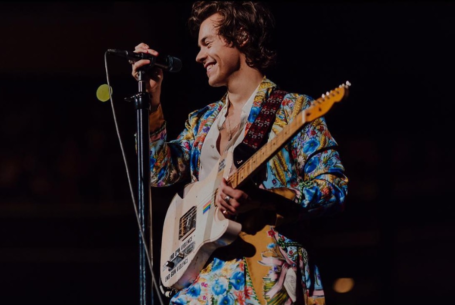 ハリーの優しさに拍手（画像は『harrystyles　2018年7月14日付Instagram「San Jose, Live On Tour.」』のスクリーンショット）