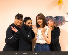 【エンタがビタミン♪】宮澤佐江、出演ミュージカルを生田絵梨花が観劇　舞台裏ショットに「なんだこのメンツ」