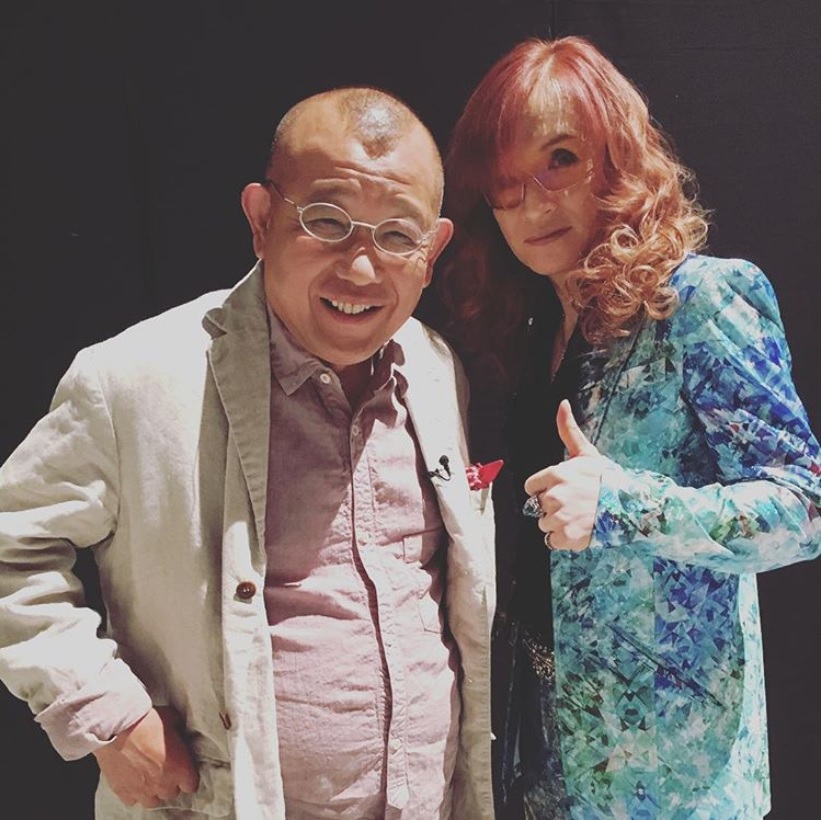 笑福亭鶴瓶（66）と高見沢俊彦（64）（画像は『笑福亭鶴瓶　2018年7月12日付Instagram「高見沢と二つ違い、髪どっちも地毛。」』のスクリーンショット）