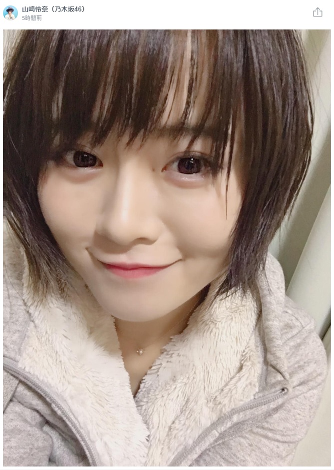 乃木坂46の山崎怜奈（画像は『山崎怜奈（乃木坂46）　2018年8月7日付755』のスクリーンショット）