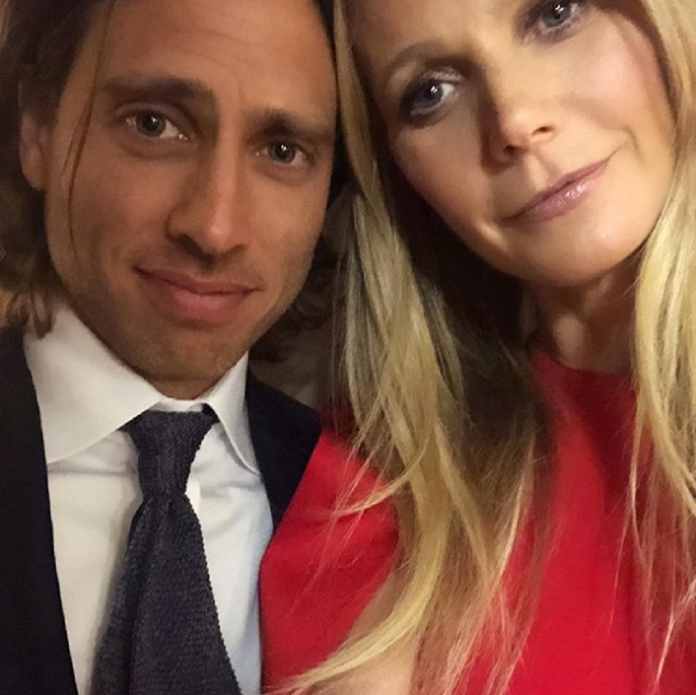 今年2月のブラッド・ファルチャック氏とグウィネス・パルトロウ（画像は『Gwyneth Paltrow　2018年2月14日付Instagram「Happy Valentine’s Day to all especially ＠bradfalchuk」』のスクリーンショット）