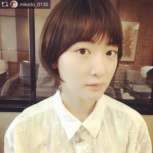 ヘアメイクした生駒里奈（画像は『生駒里奈　2018年5月19日付Instagram「よき休日でありました」』のスクリーンショット）