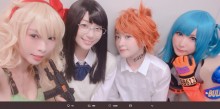 【エンタがビタミン♪】足立梨花“潔子さん”＆生駒里奈“エマ”　ジャンポリ・コスプレショーに人気キャラ集結