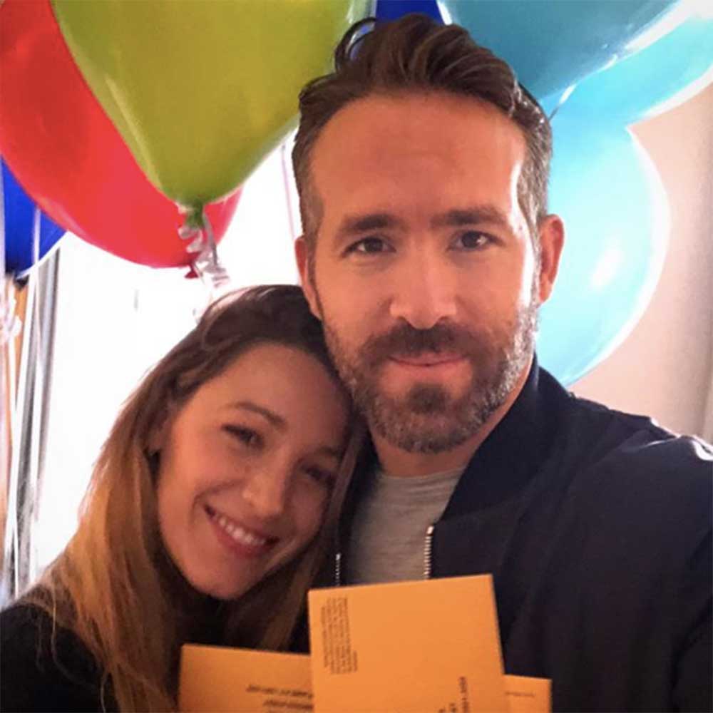 おしどり夫婦のブレイクとライアン（画像は『Blake Lively　2018年10月23日付Instagram「Happy Birthday to 2018’s Sexiest Voter Alive ＠vancityreynolds ＃justvoted」』のスクリーンショット）