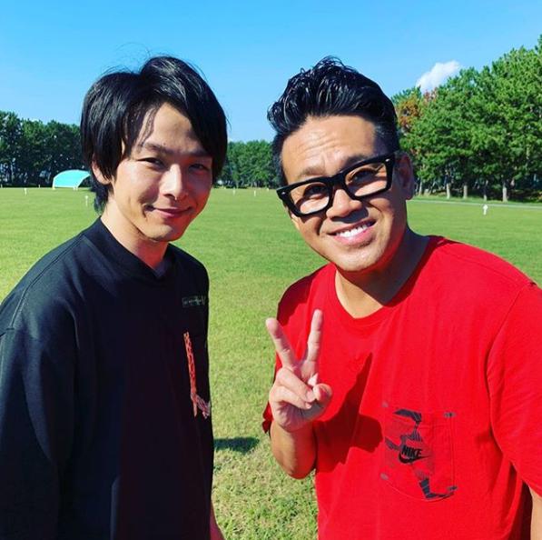 中村倫也と宮川大輔（画像は『宮川大輔　2018年9月28日付Instagram「＃満天青空レストラン ＃ゲスト中村倫也」』のスクリーンショット）