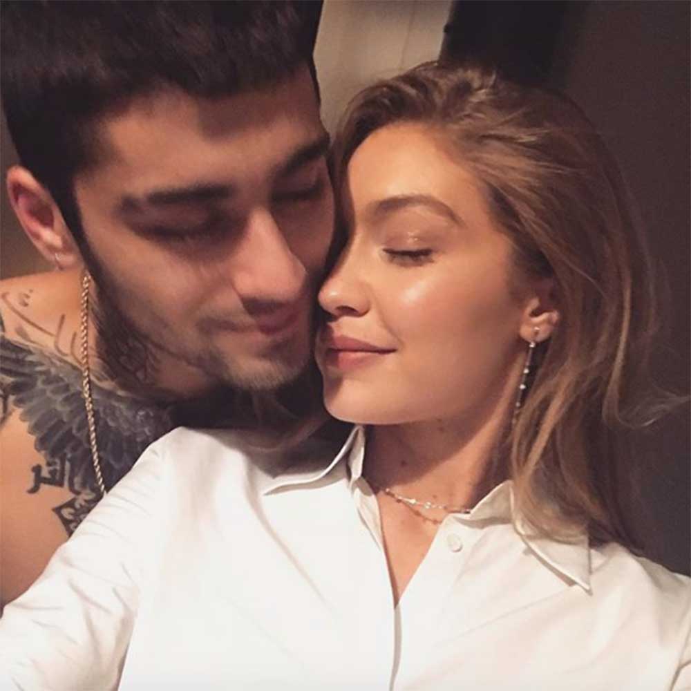 ゼインとジジの2ショットに多くのセレブが「いいね！」（画像は『Gigi Hadid　2018年10月21日付Instagram「flyin home to my happy place」』のスクリーンショット）