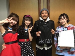 【エンタがビタミン♪】指原莉乃・本村碧唯・豊永阿紀　『777んてったってHKT48』訪れたアビスパ福岡・鈴木惇と記念写真