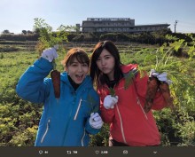 【エンタがビタミン♪】SKE48松井珠理奈＆大場美奈、新番組で野菜収穫ロケ「毎回出たい」「おじゅりがイキイキしてた」