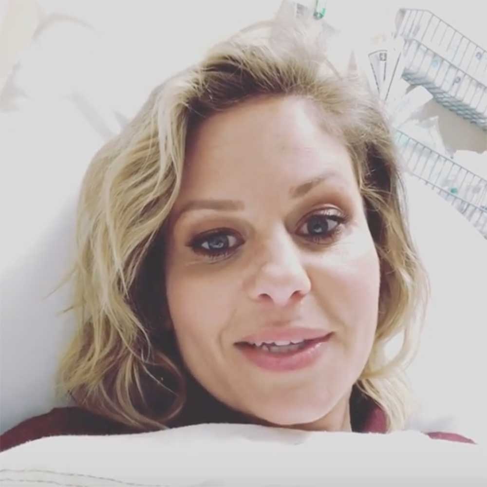 ゴーカートの事故で病院に搬送されたキャンディス・キャメロン・ブレ（画像は『Candace Cameron Bure　2018年12月6日付Instagram「What’s a family reunuion without a trip to the ER」』のスクリーンショット）