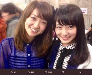 【エンタがビタミン♪】大島優子と向井地美音、懐かしい『ヘビロテ』2ショットにファン「魂は継承されたままなのか？」