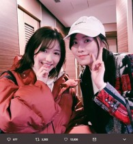 【エンタがビタミン♪】松井珠理奈＆渡辺麻友、久々2ショットにファン歓喜「センネズ最高！」