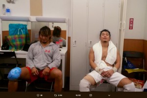 【エンタがビタミン♪】棚橋弘至×KUSHIDA　熱戦終えて何思う？　ライガーの投稿に「最高なのになんか悲しい」の声