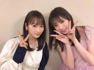 【エンタがビタミン♪】川栄李奈、NMB48吉田朱里と再会　「神ペア」「珍しい」とファン驚き