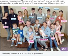 【海外発！Breaking News】イギリス版ビッグダディ　21人の実子を持つ大家族、妻は13歳で第一子妊娠