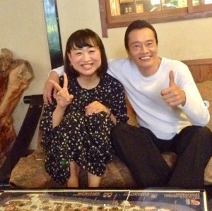 【エンタがビタミン♪】南キャン・しずちゃんに「綺麗になってる！」の声　遠藤憲一との2ショットで