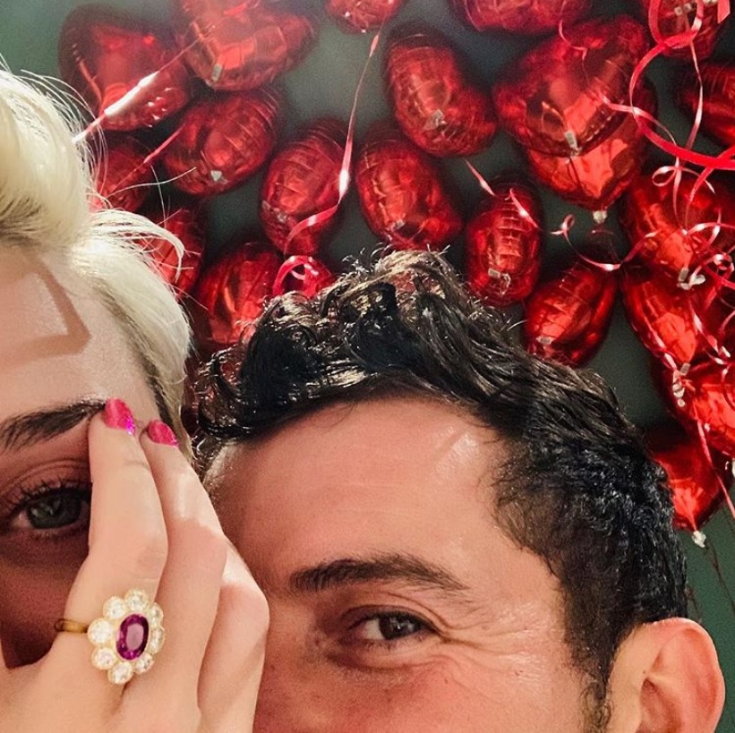 ケイティとオーランド、交際のきっかけはハンバーガーへの愛（画像は『KATY PERRY　2019年2月15日付Instagram「full bloom」』のスクリーンショット）