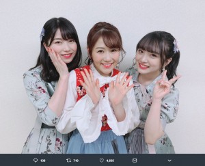 【エンタがビタミン♪】AKB48横山由依＆向井地美音　『ダウンタウンDX』収録で西野未姫と遭遇