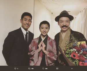 【エンタがビタミン♪】『いだてん』中村勘九郎×黒島結菜×板尾創路のオフショットで「パパ」って？