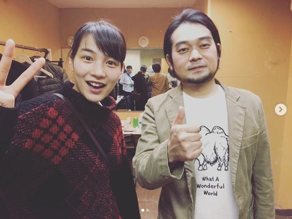 のんと堀込泰行（画像は『のん　2019年3月5日付Instagram「堀込さんのライブツアーの初日、行ってきました～～」』のスクリーンショット）