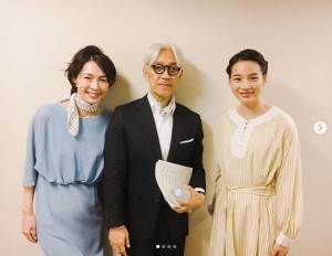 【エンタがビタミン♪】のん、坂本龍一と共演にファン感慨　「テレビでまた会える日を楽しみにしています」