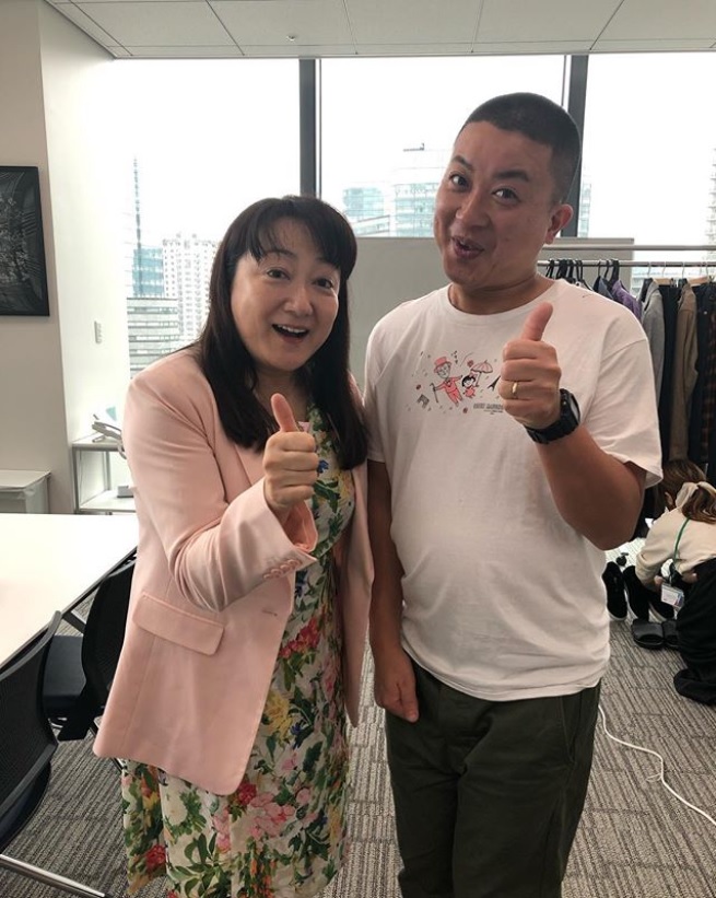 エド・はるみと同期のチョコプラ松尾（画像は『松尾駿　2019年3月8日付Instagram「グゥ～～」』のスクリーンショット）