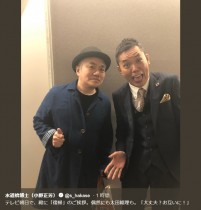 【エンタがビタミン♪】水道橋博士が復帰、爆笑問題・太田光と『テレ朝』でバッタリ　「大丈夫？　お互いに！」