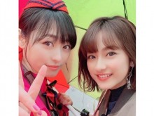 【エンタがビタミン♪】福原遥＆平祐奈の私服被り“TT姉妹”にファン歓喜　「破壊力ありすぎ」